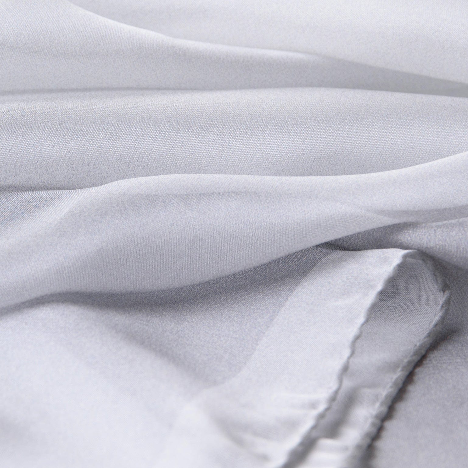 Sophia - Silk Scarf Shawl - Silver Pearl