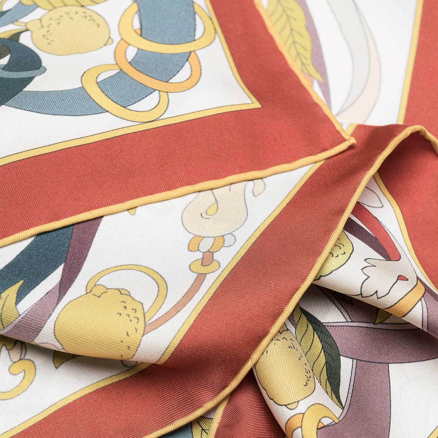 Anthea - Silk Foulard - Ivory