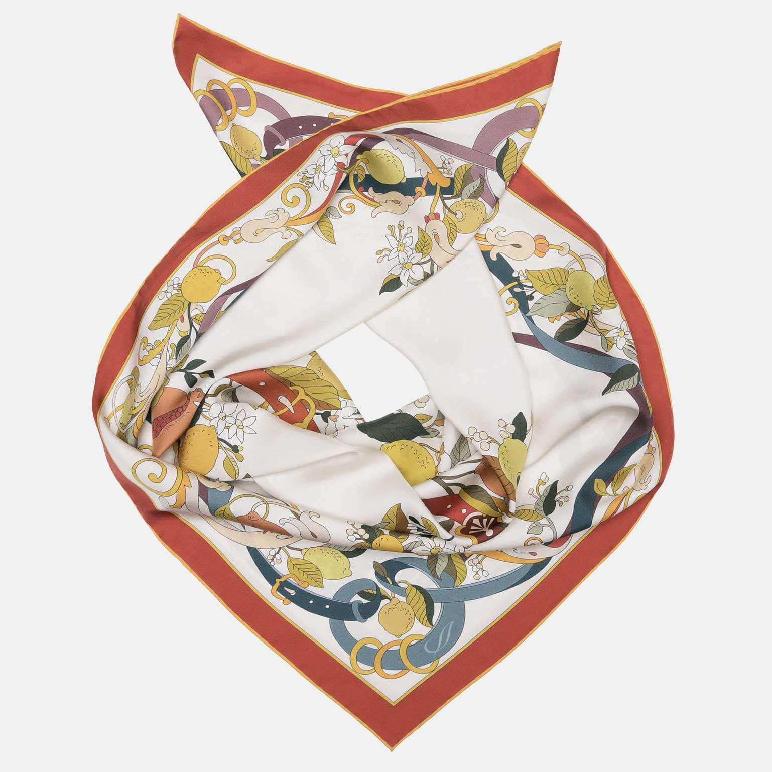Anthea - Silk Foulard - Ivory