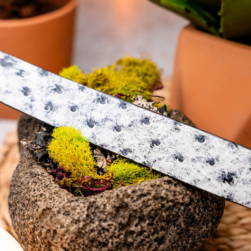 Domenico Belt Antique Newspaper