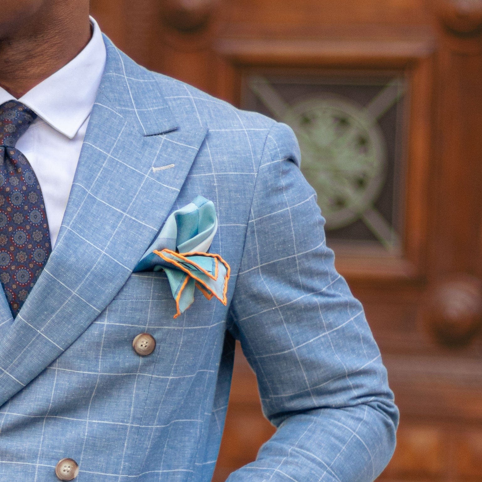 Early Autumn - Silk Pocket Square