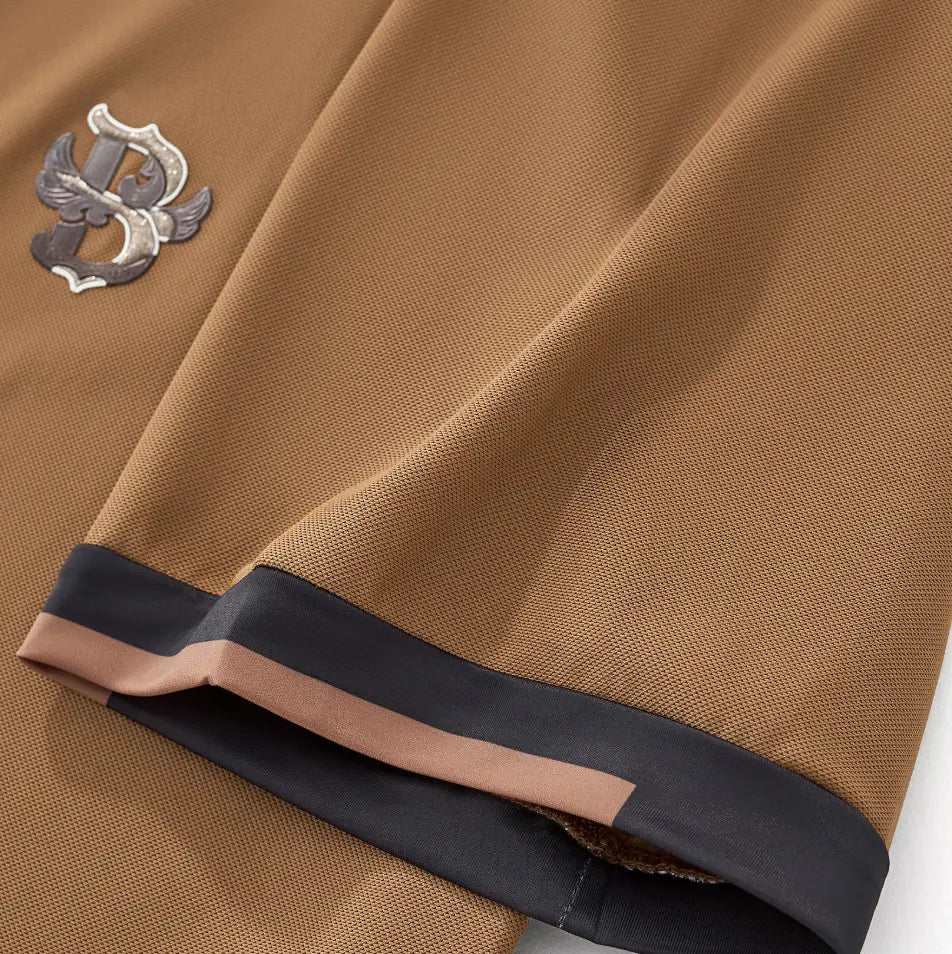 Contrast Trim Performance Polo - El Baron KHAKI