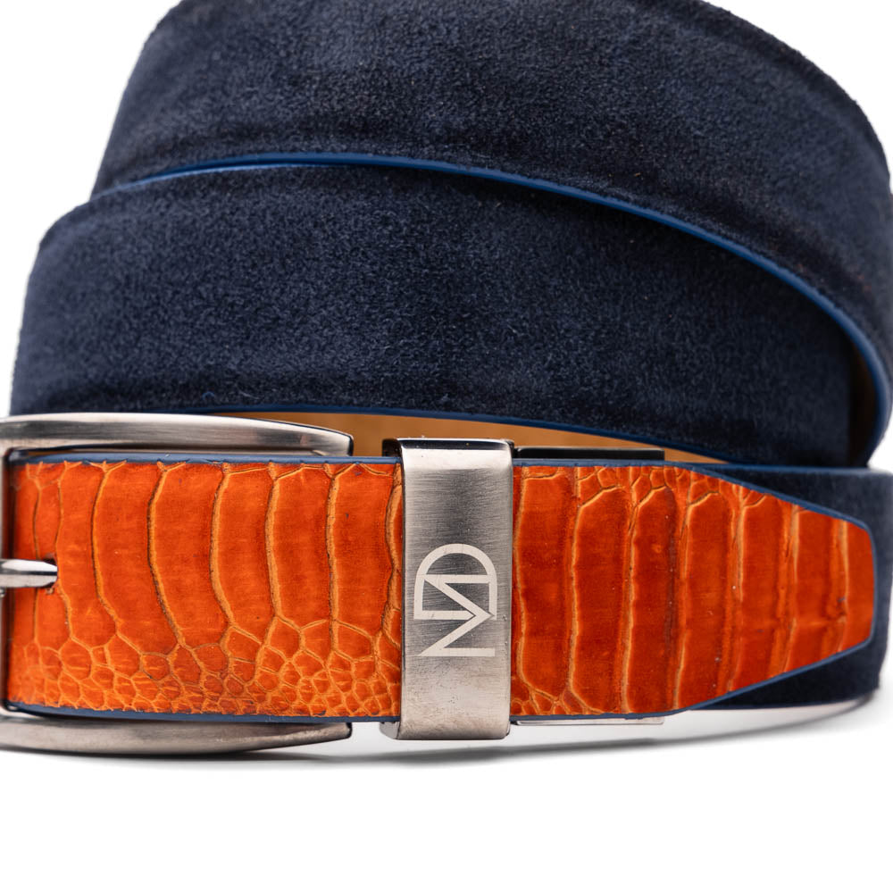 Hugo Belt Orange / Navy