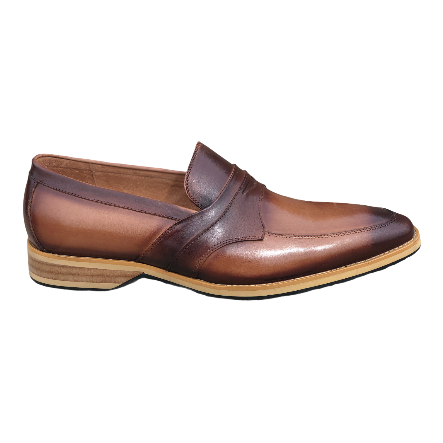 Steven Land Slip On Loafer (Latte) SL0100