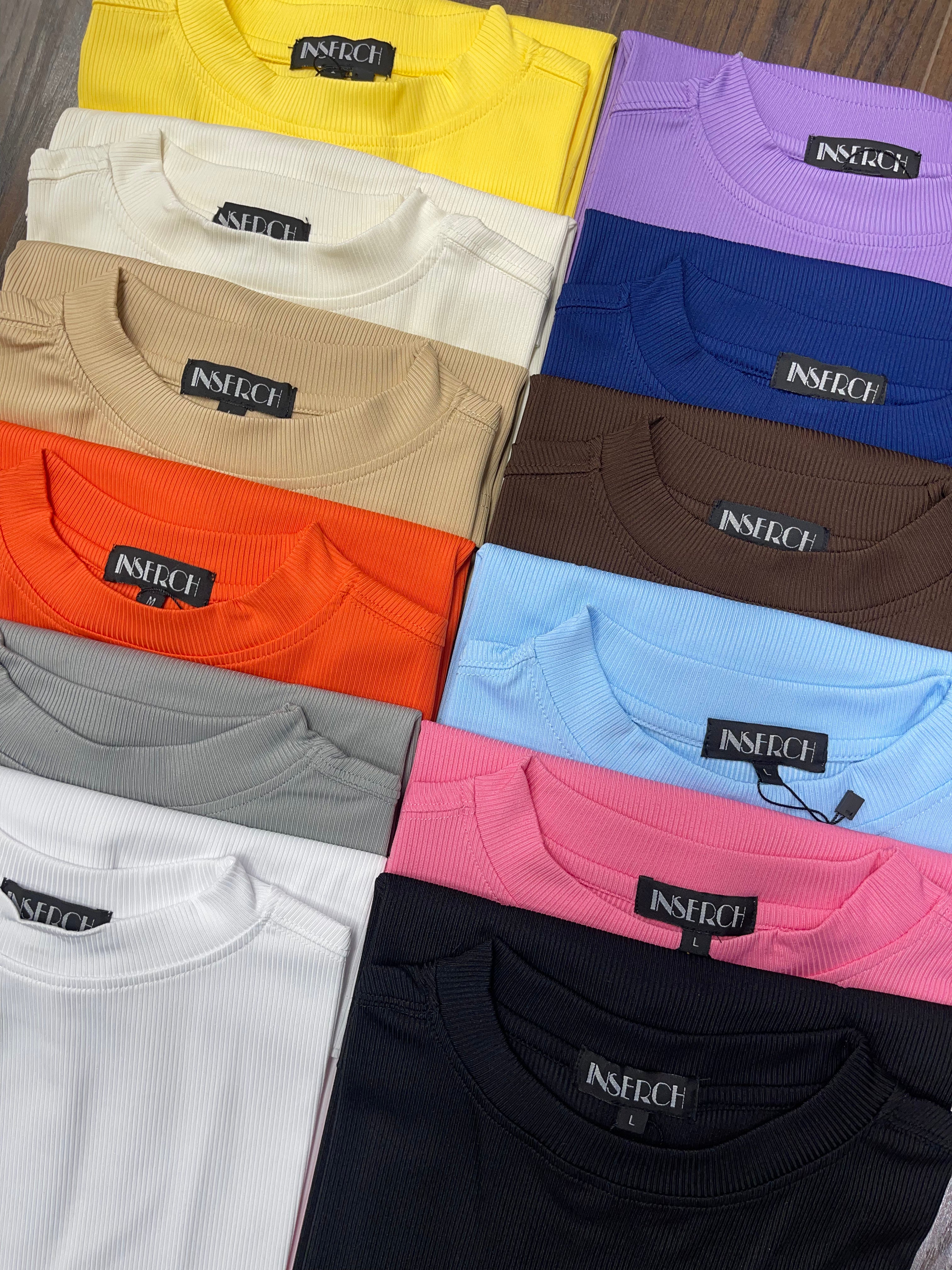 Inserch Men’s Short Sleeve Mock Neck Sweater - Black