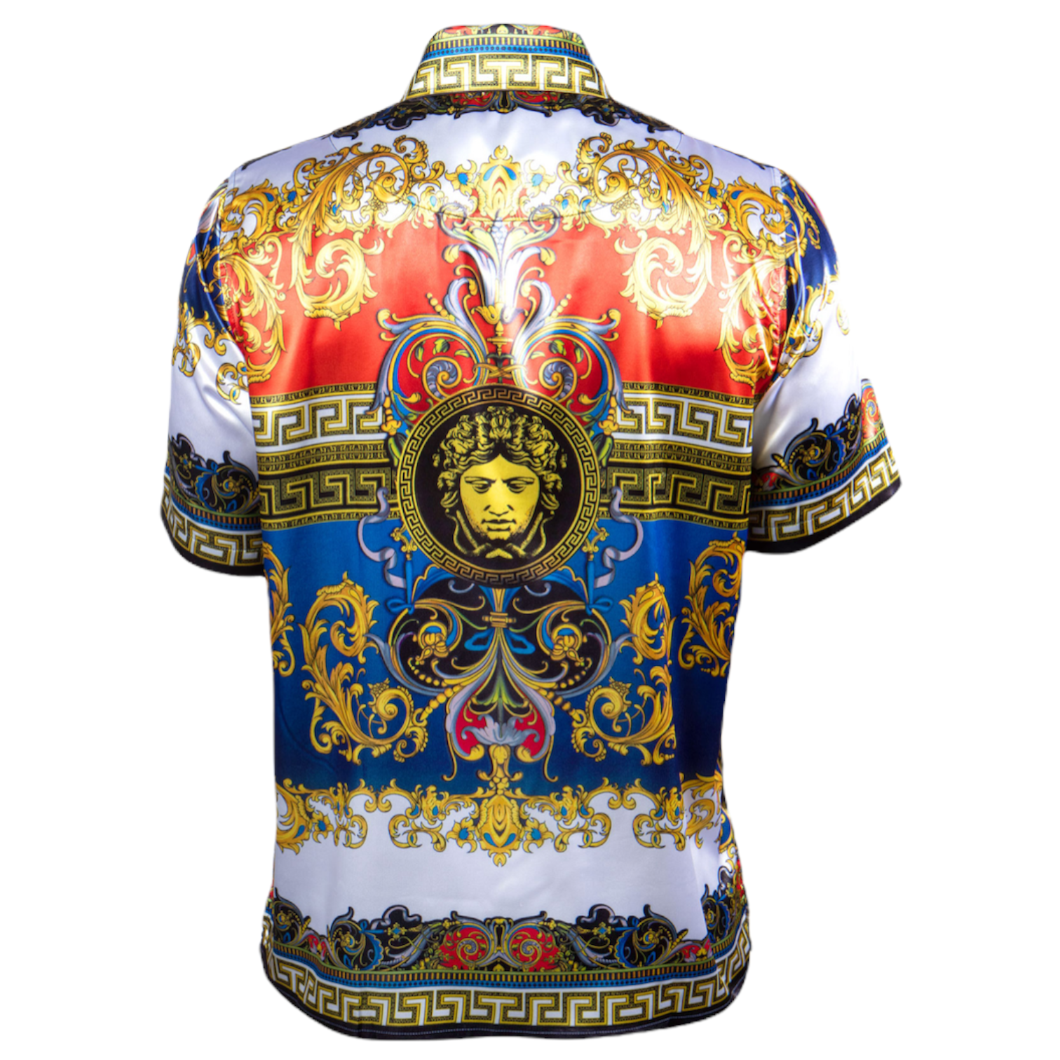 Prestige Luxury Shirt (Red/Blue/White) 404