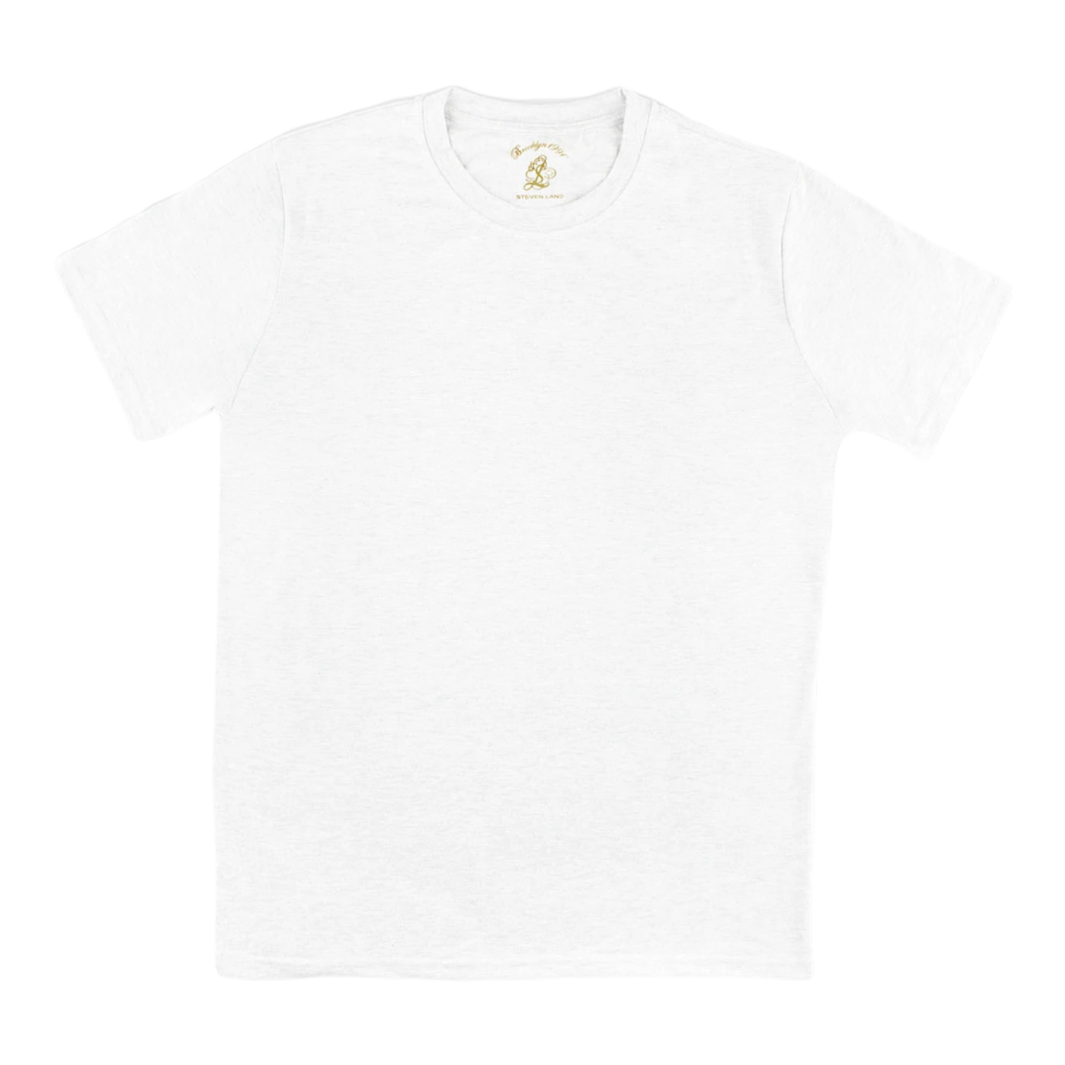 Steven Land Brushed Crew Neck (White)
