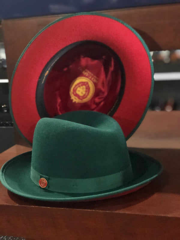 Bruno Capelo Hat Princeton Green/Red