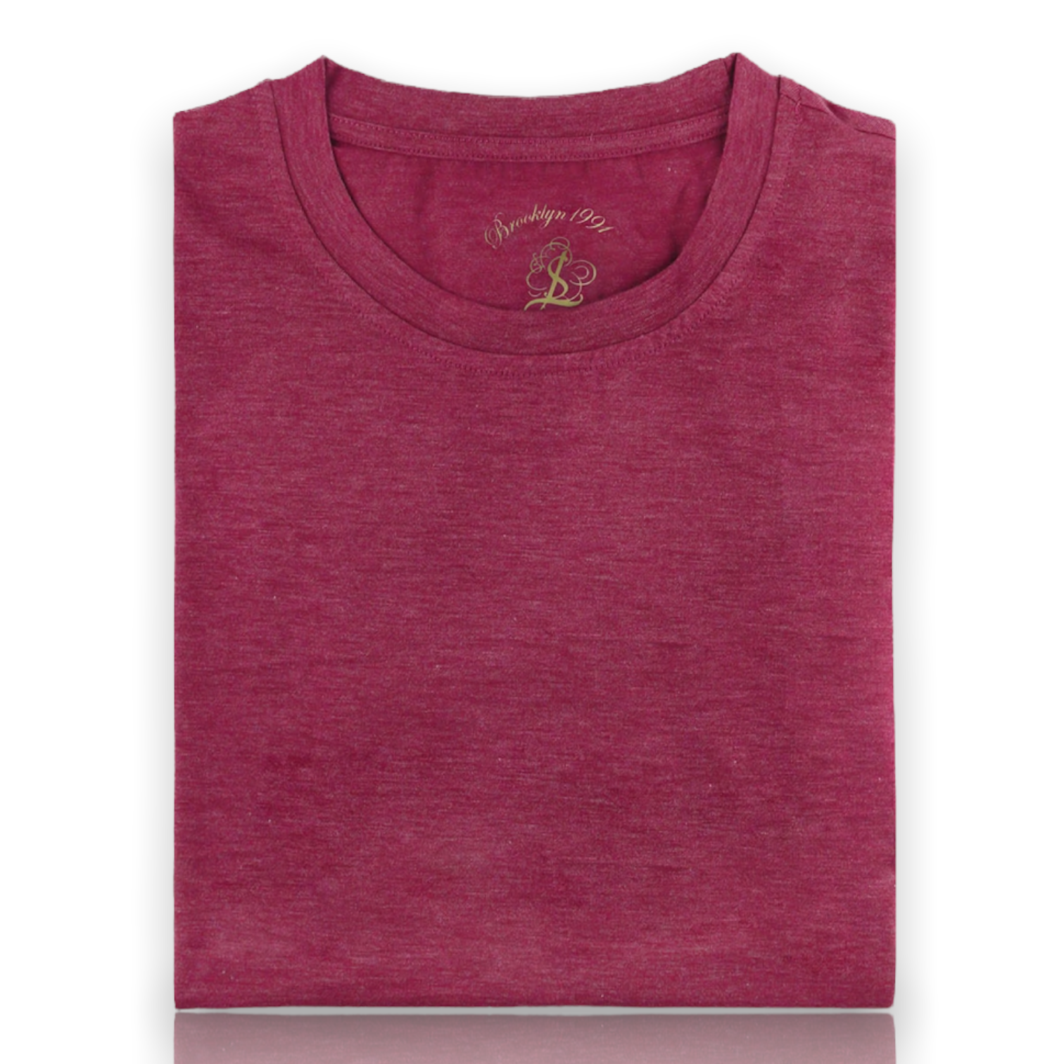 Steven Land Brushed Crew Neck (Berry)