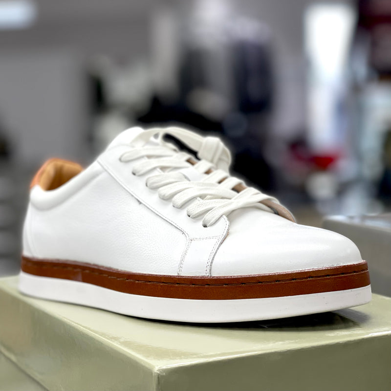 Giovanni Leather White Bottom Sneaker (White) Porter