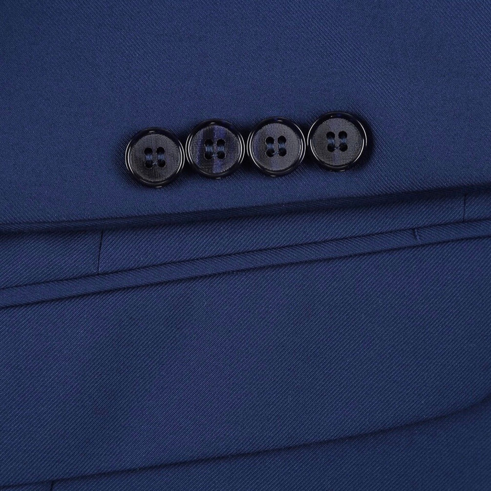 Modern Tailored Fit Suit (Navy) 201-19