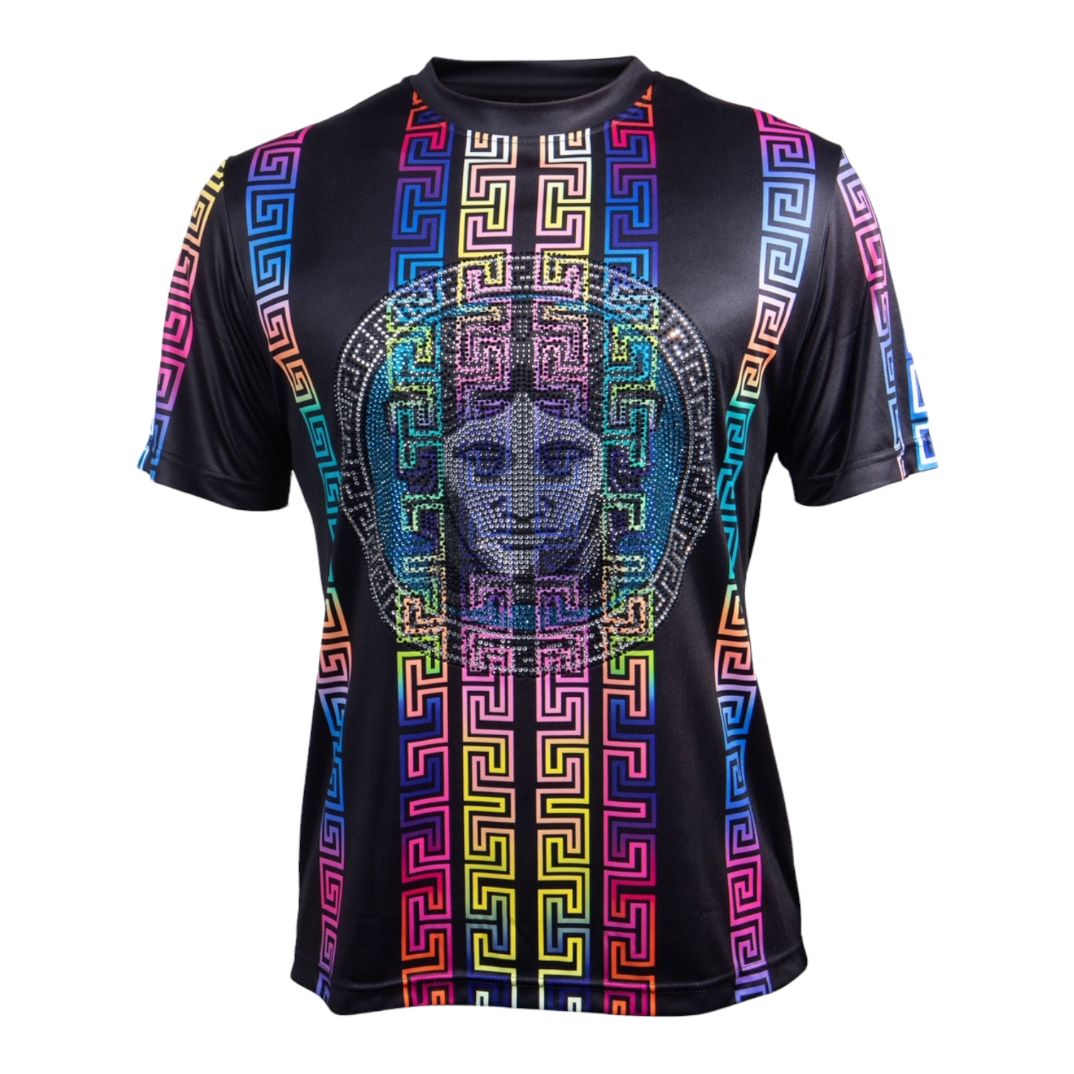 Prestige "Hot Fix" Logo Crew Neck (Black/Multi) 260