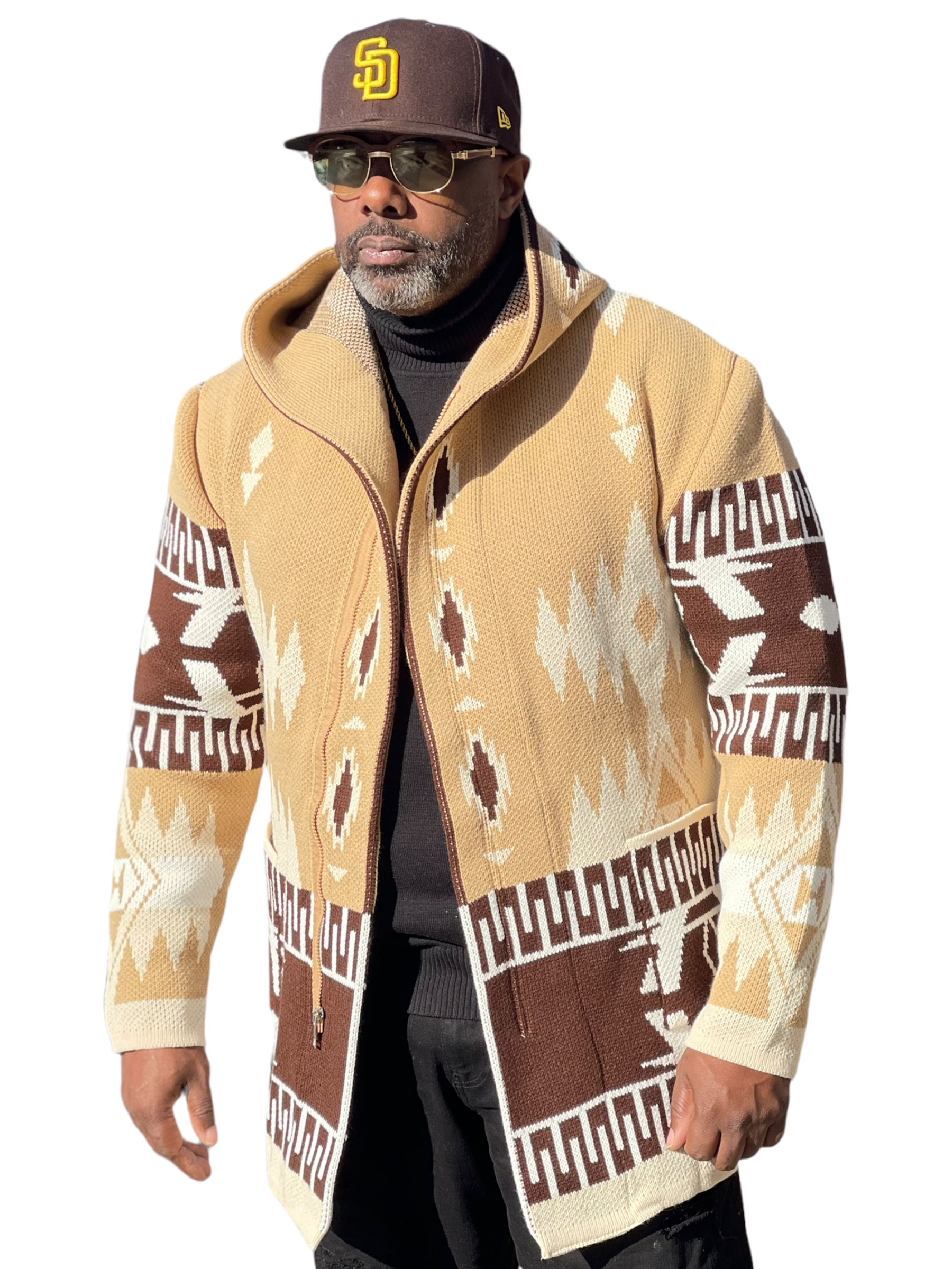 Tribal on sale sweaters mens