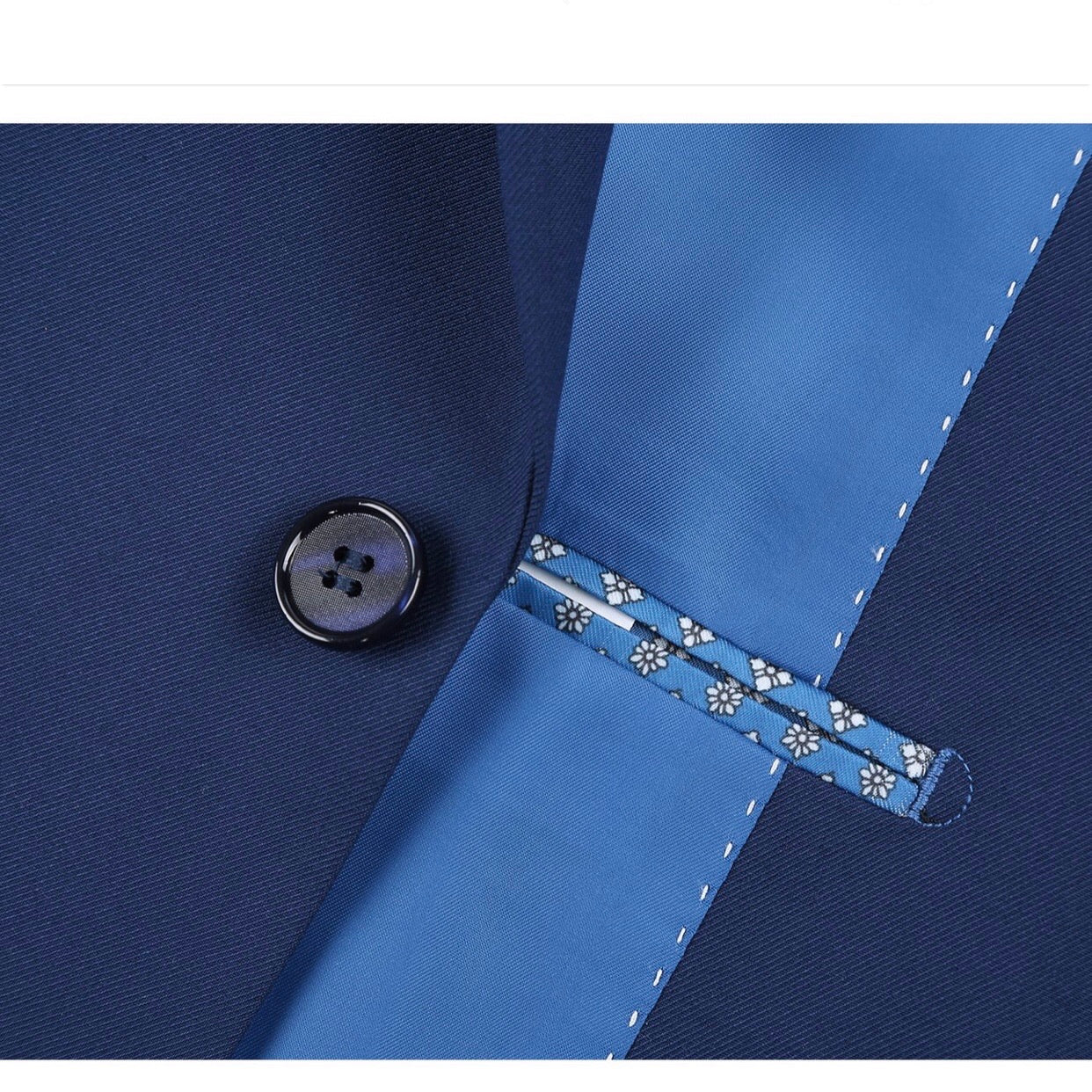 Modern Tailored Fit Suit (Navy) 201-19