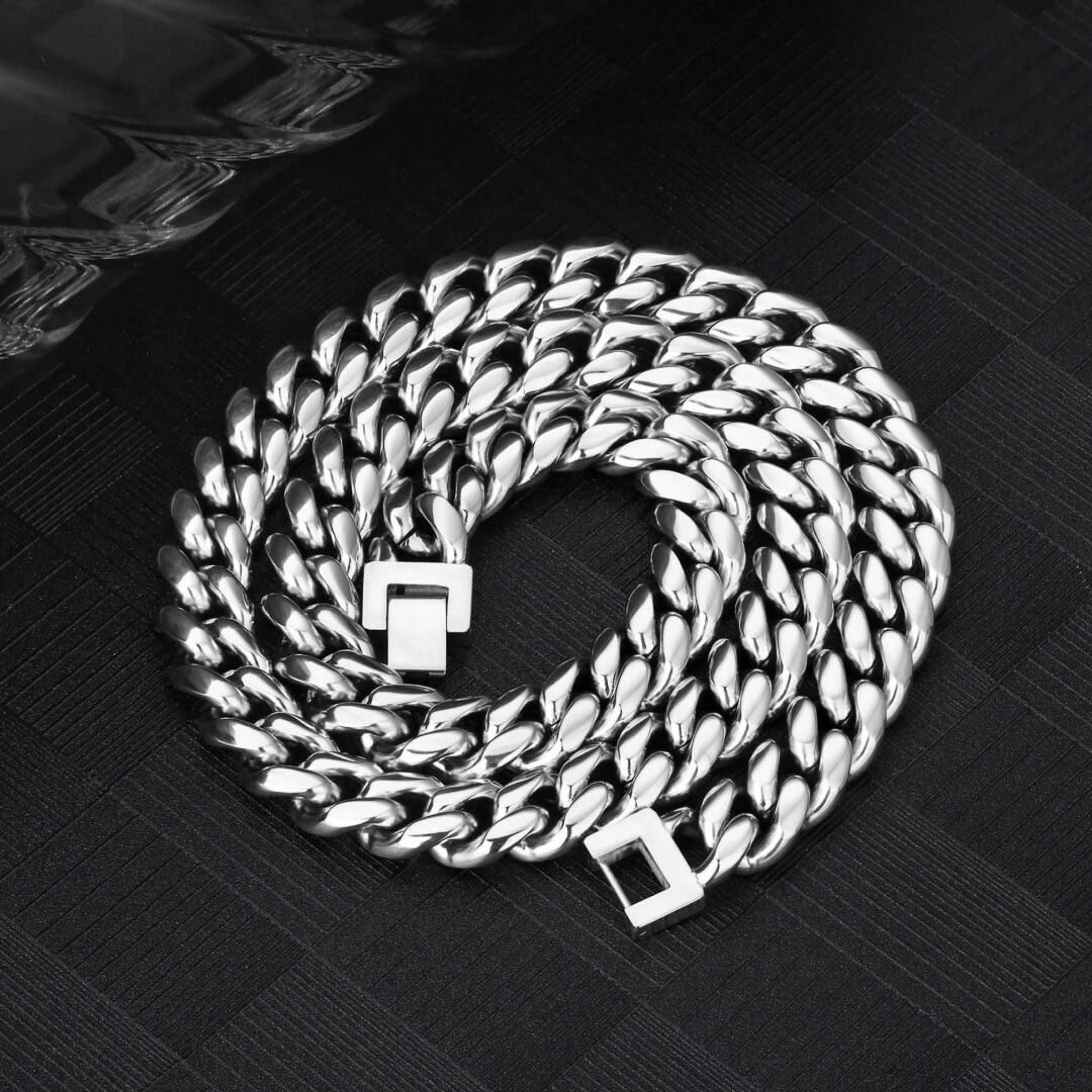 KALIKO cuban link "Delray" chain (silver) 12mm