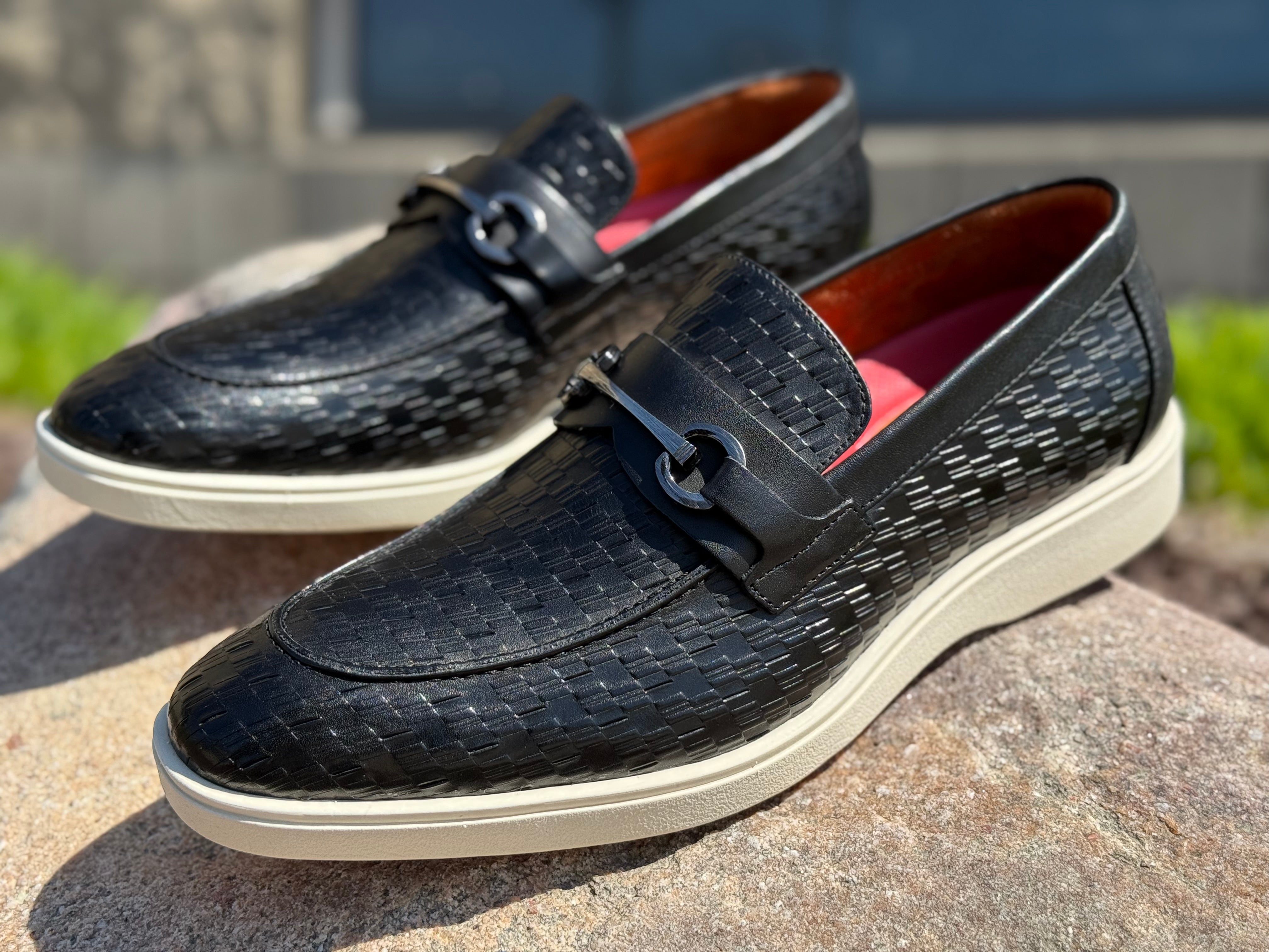 Stacy Adams Slip on Loafer (Black)