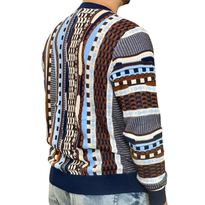 Cigar Couture "Sunset" Knit Sweater (Navy)