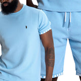 Makobi "Embossed" Short Set (Blue)