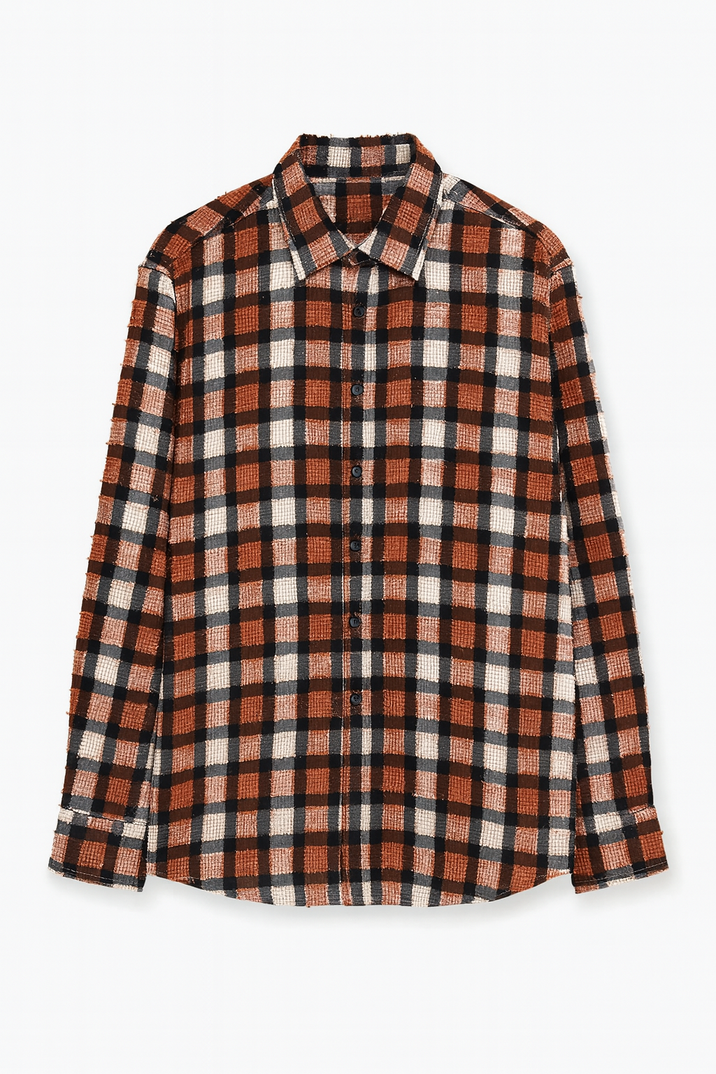 Lanzino "Stitched" Shirt (Rust/Black)