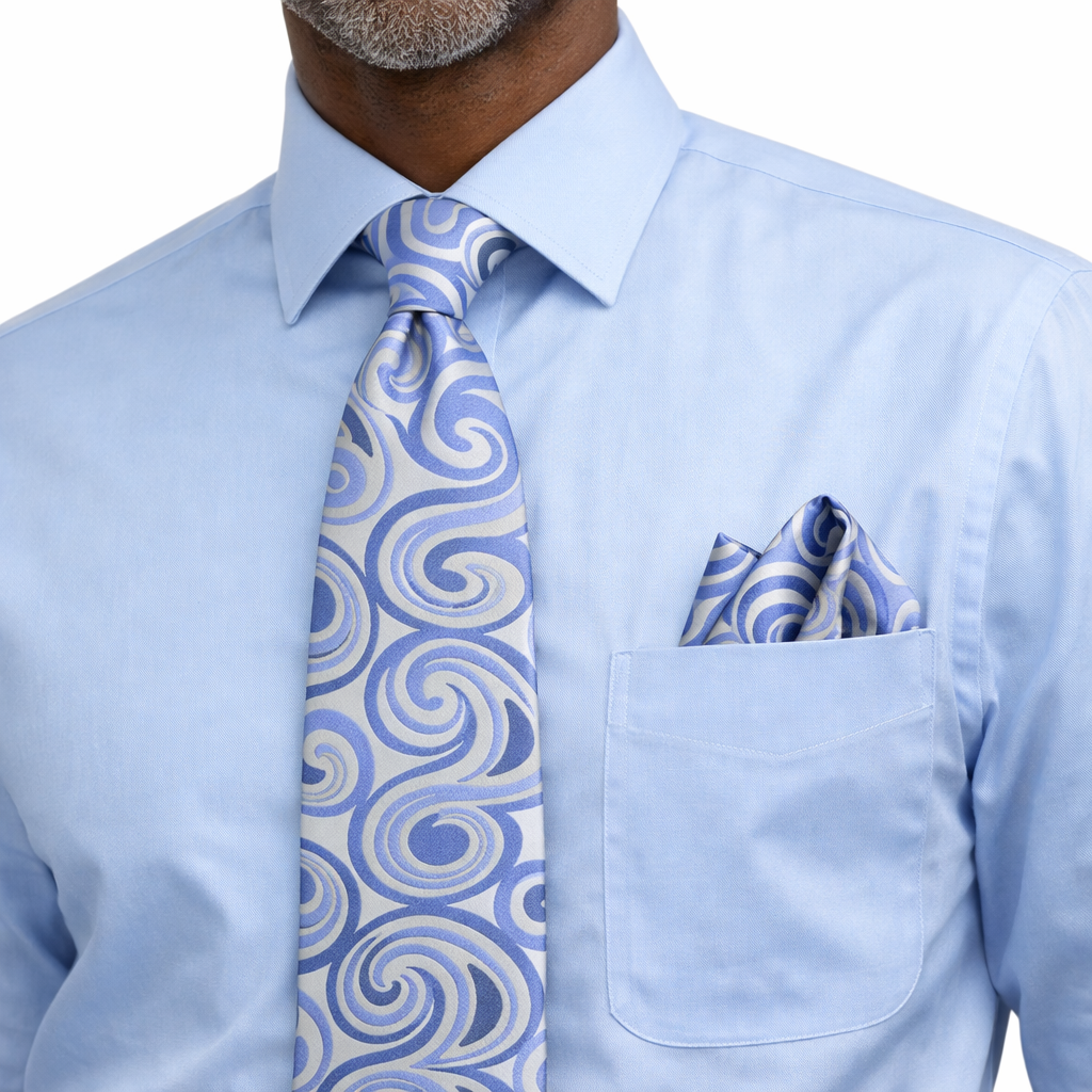 Rossi Man Tie & Pocket Round Set – RMR610-3