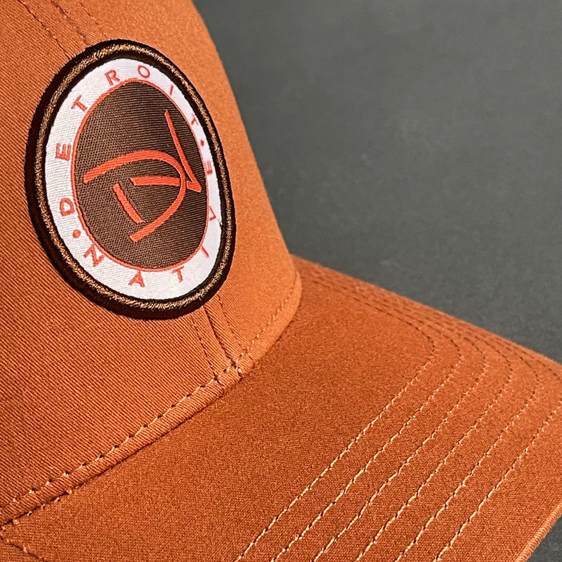 Detroit Native "Logo" Core Hat (Brown/Orange)