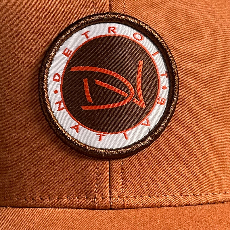 Detroit Native "Logo" Core Hat (Brown/Orange)