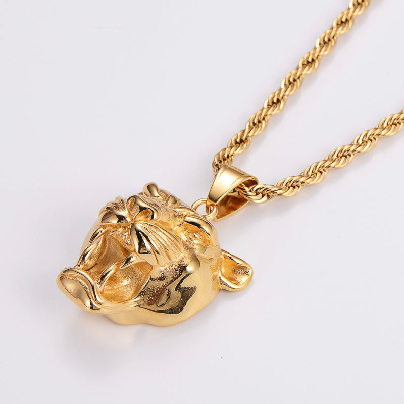 KALIKO "Panther" Rope Chain + Pendant (Gold) 2570