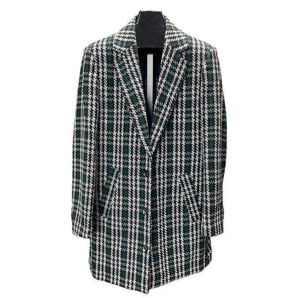 Biarelli 3/4 Length Coat (Green/Black)