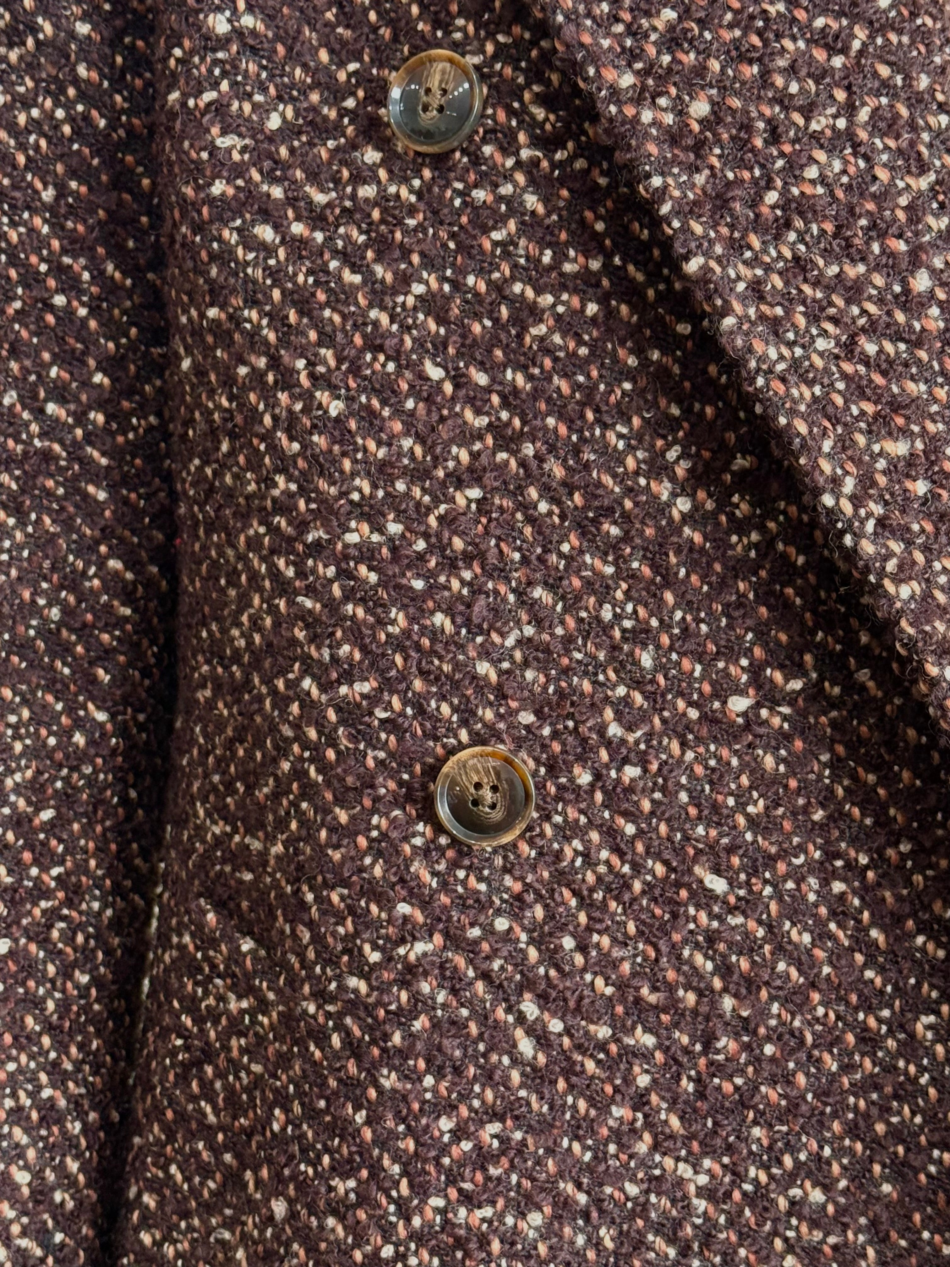 Cigar "Chestnut" 3/4 Length Graphic DB Peacoat