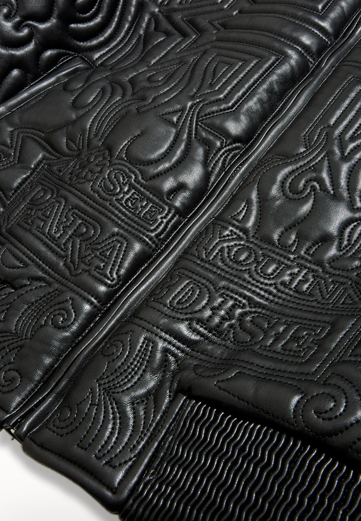 Graphic Bomber Jacket (Black)