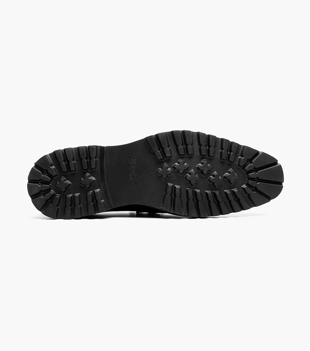Stacy Adams Men's Fashion Loafer Shoe - Black White