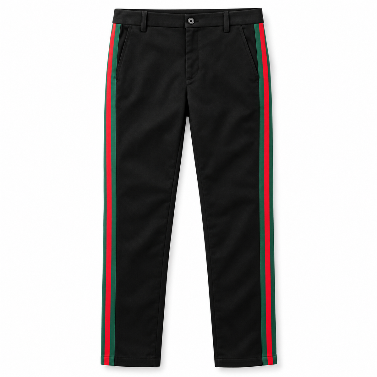 Prestige "Designer" Cotton Jean Pant (Black/Red/Green)