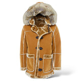 Jordan Craig Shearling Coat (Cognac)