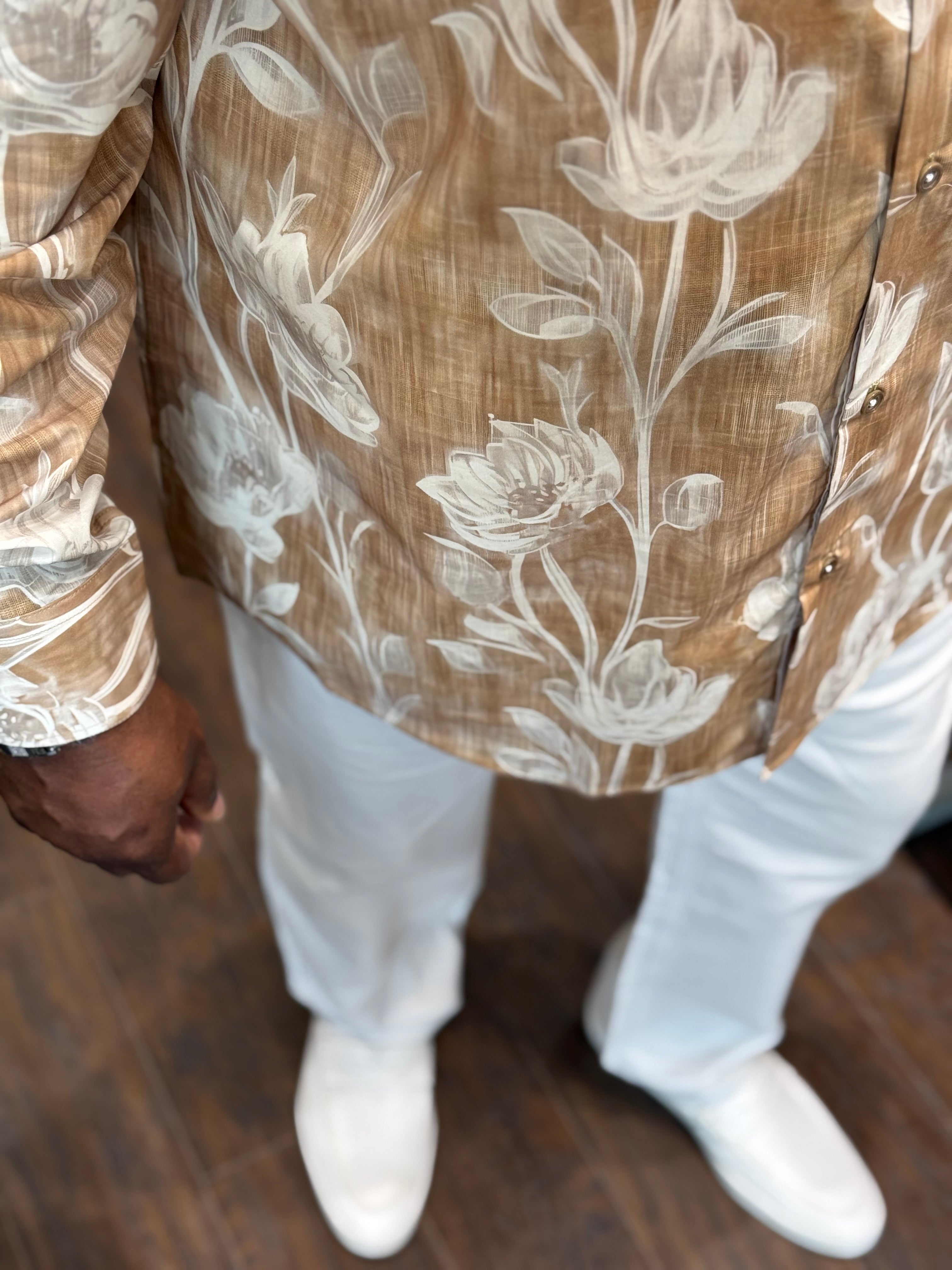 Cigar Couture "Dexter" Shirt (Tan) 5007