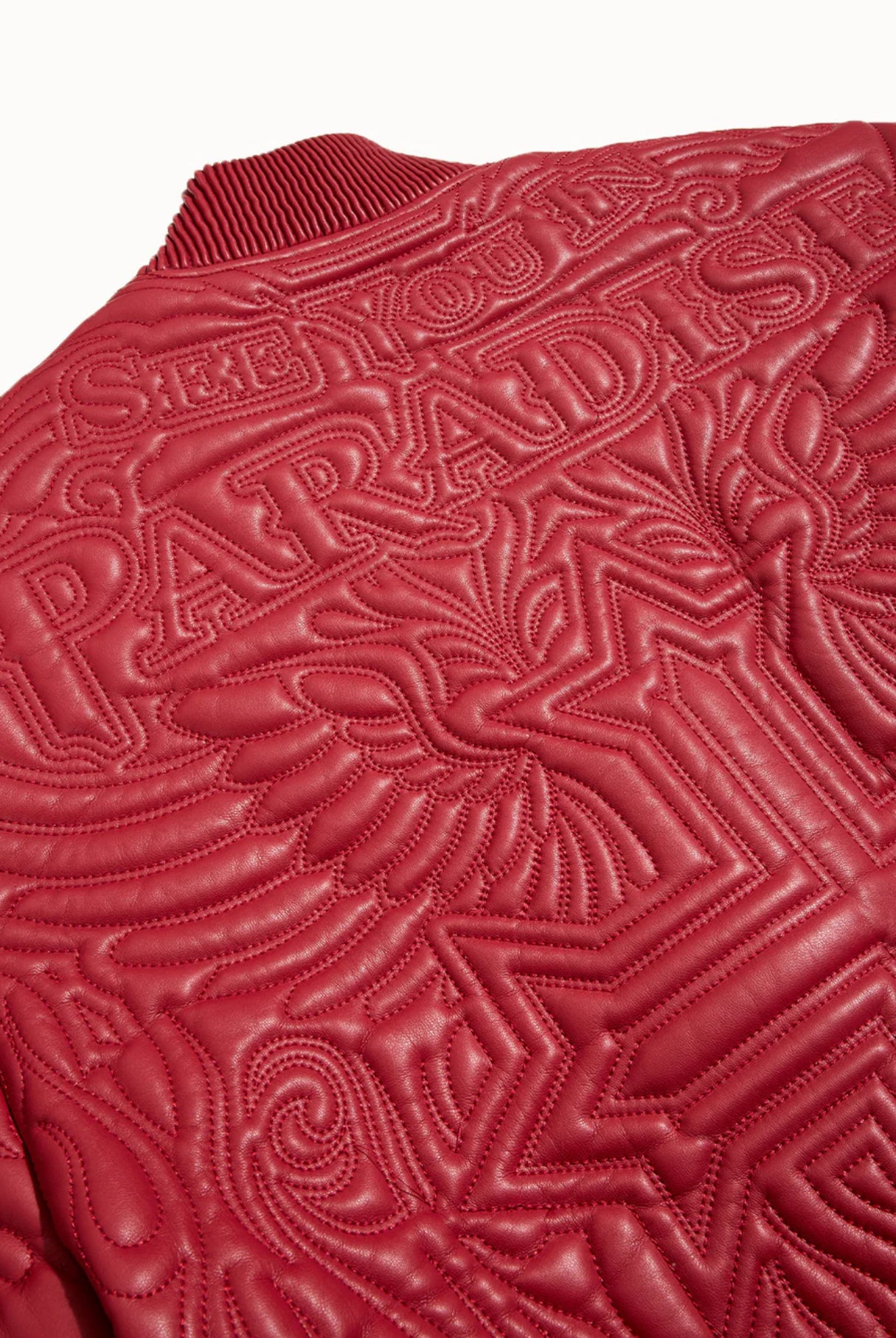 Graphic Bomber Jacket (Red)