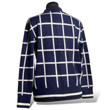 Lanzino Button up Sweater (Navy/White)