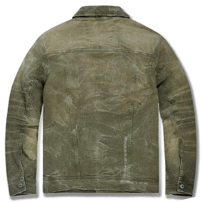 Jordan Craig "Lexington" Denim Jacket (Light Olive) RS