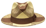 Bruno Straw Hat "Cubano" (Brown/Natural)