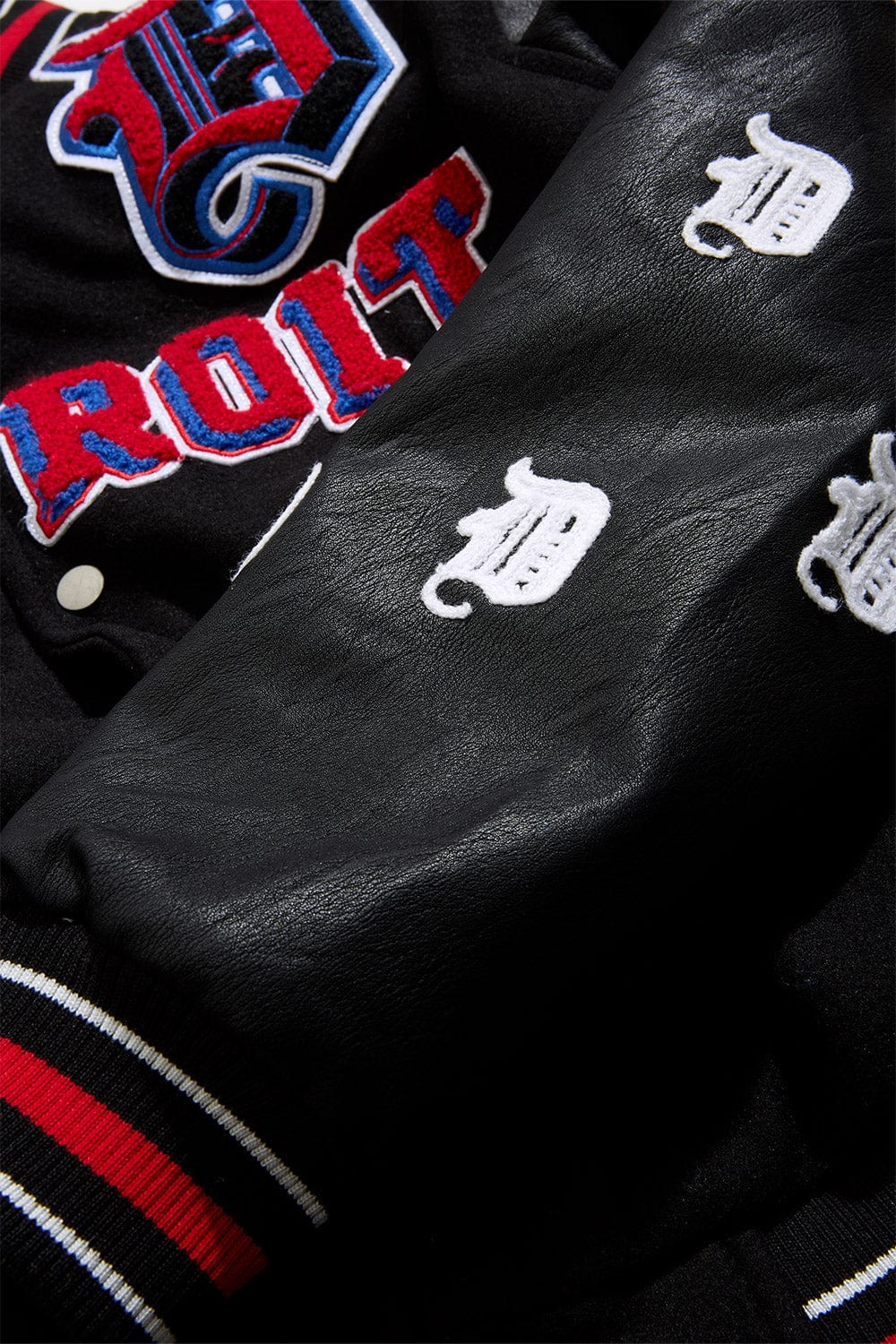 Jordan Craig "Detroit City" Bomber Jacket (Black)
