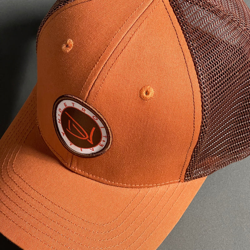 Detroit Native "Logo" Core Hat (Brown/Orange)