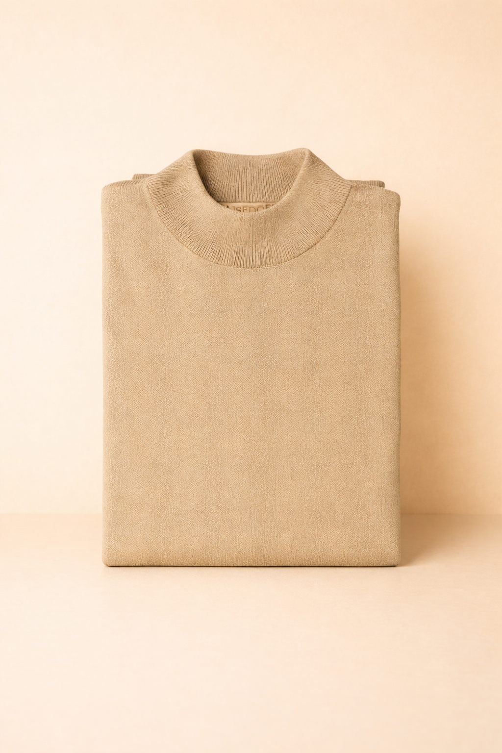 Inserch Cotton Blend Mock Sweater (Coffee)