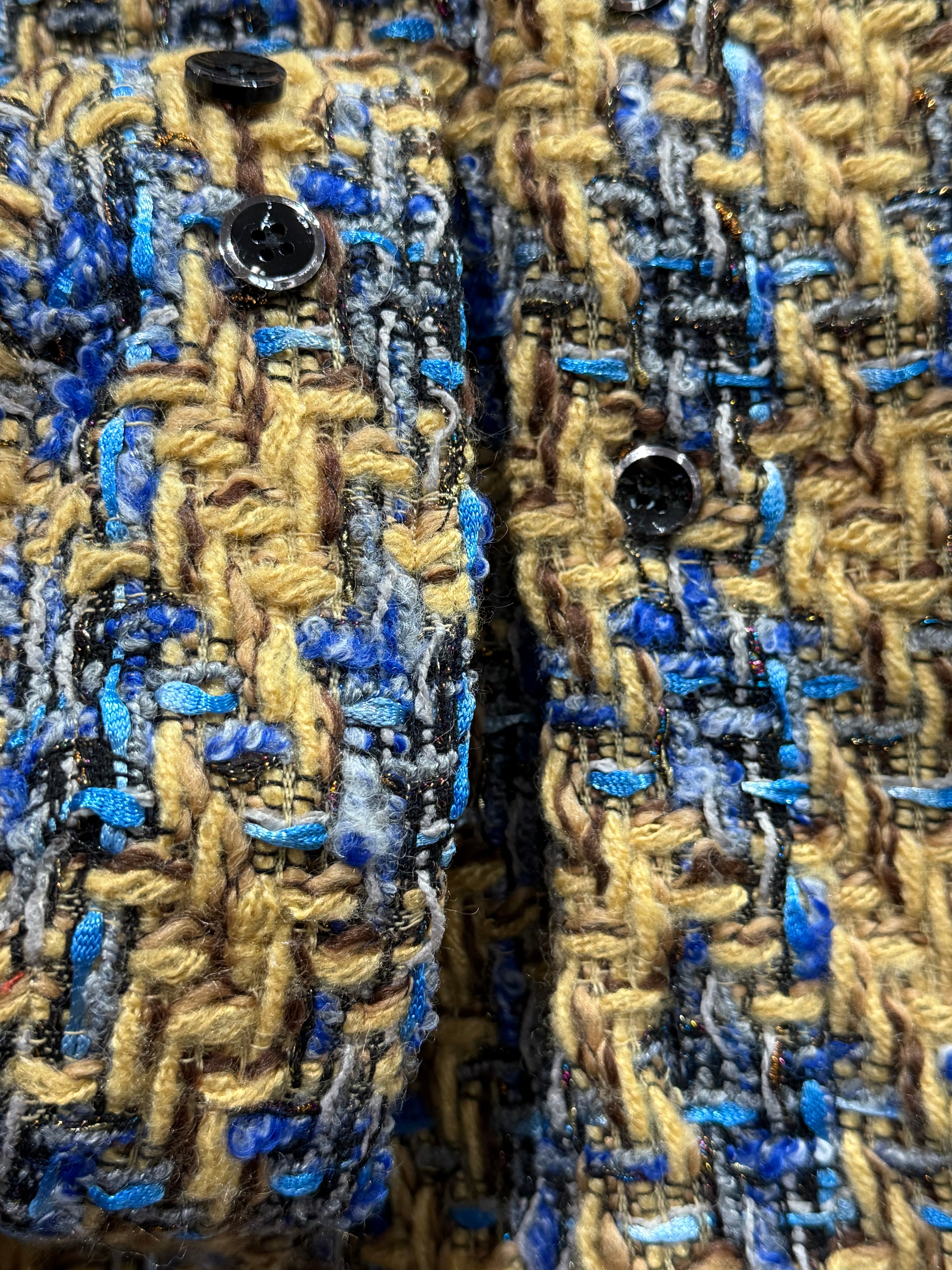 Lanzino Shirt Jacket (Navy/Gold)