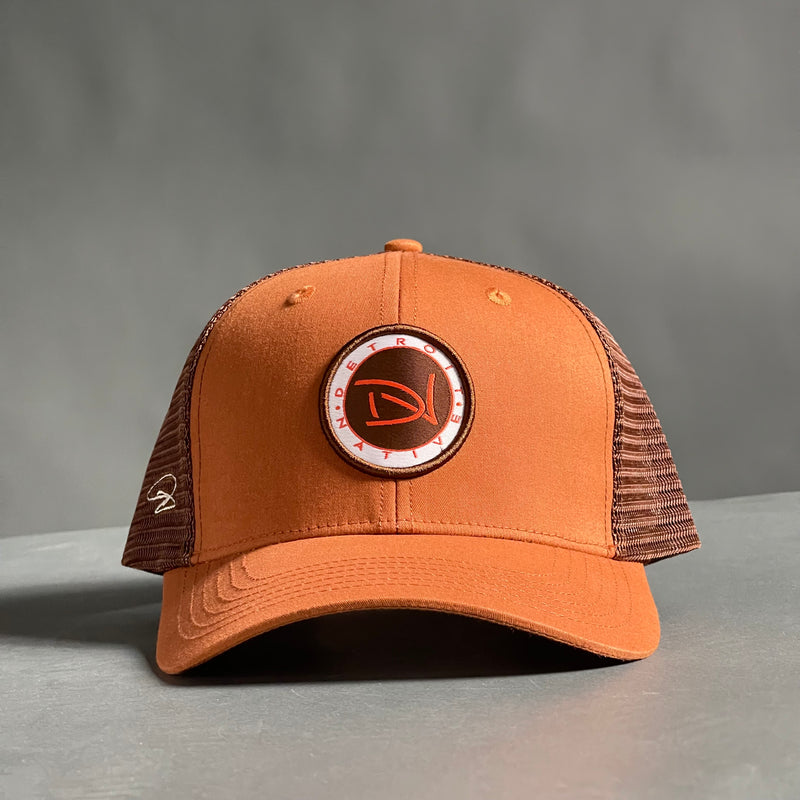 Detroit Native "Logo" Core Hat (Brown/Orange)