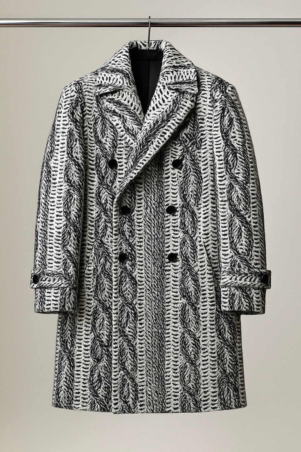 Cigar "Blanka" 3/4 Length Graphic DB Peacoat