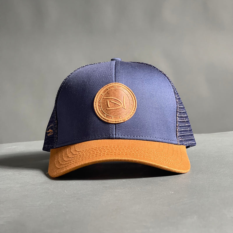 Detroit Native "Logo" Core Hat (Navy/Cognac)