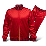 Prestige Reversible "Morocco" Velour Jogger Set (Red) 268