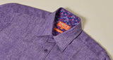 Inserch Linen Premium Shirt (Purple) 717