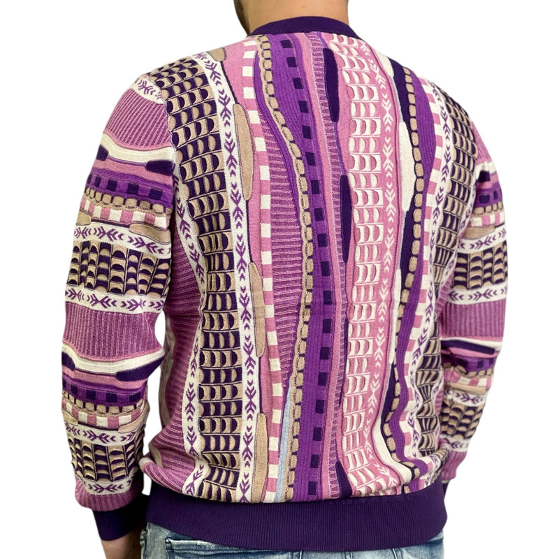 Cigar Couture "Sunset" Knit Sweater (Purple)