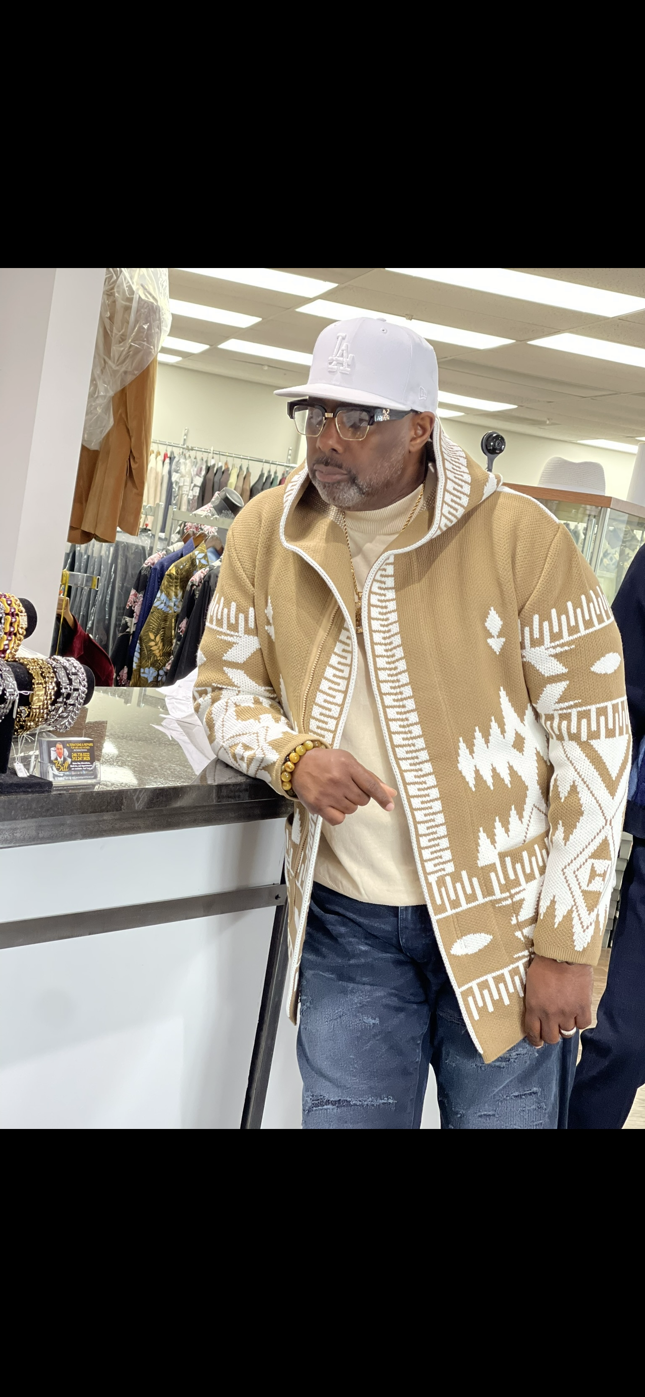 OIM "Arrowhead" 3/4 Length Throwover (Tan)