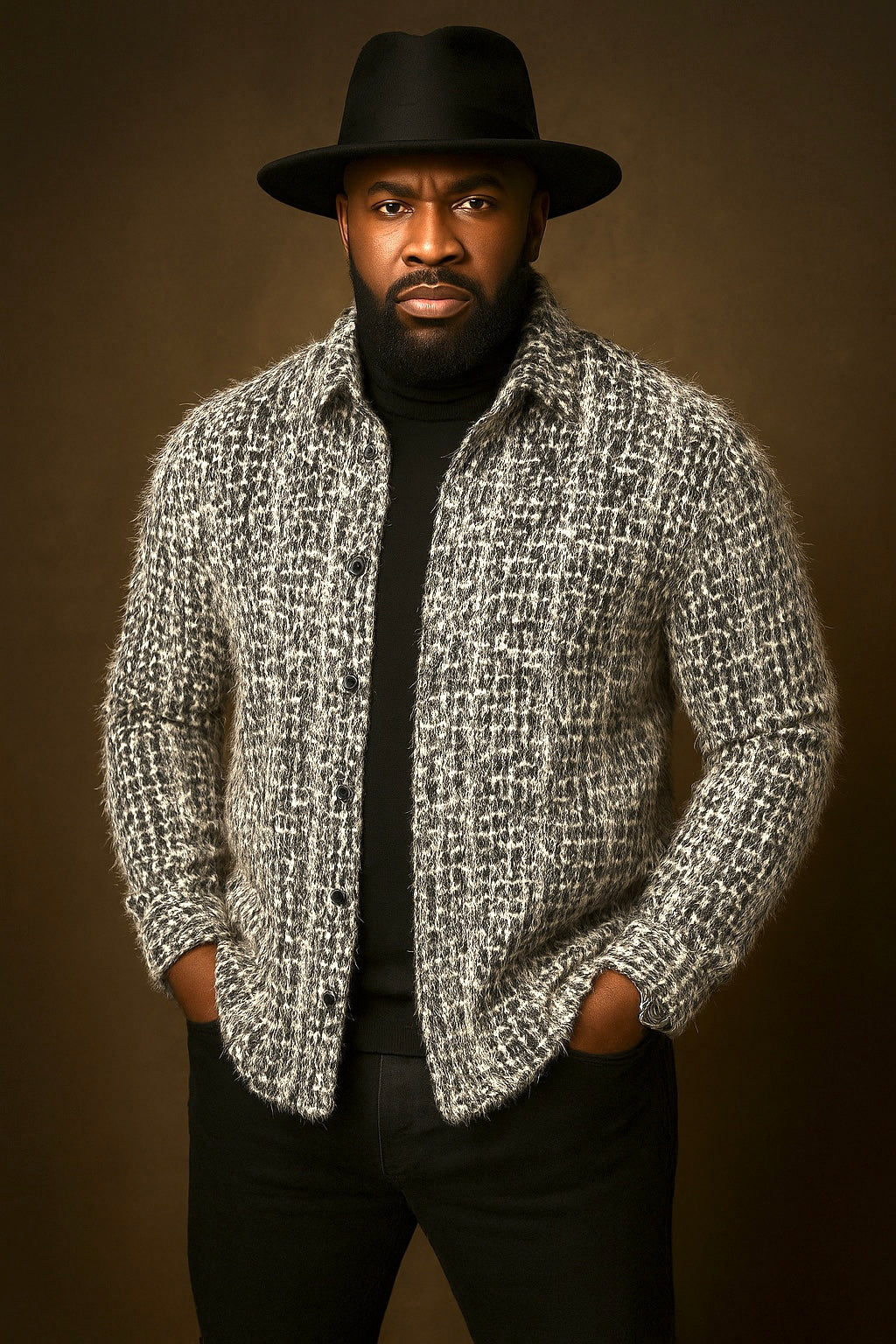 Lanzino "Westbrook" Shirt (Black/White)